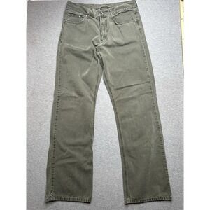Mavi Jeans Mens 30x32 Green Matt Relaxed Straight‎ Leg Stretch Denim